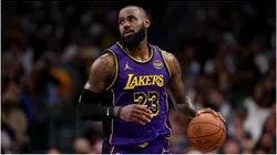 LeBron James of the Los Angeles Lakers