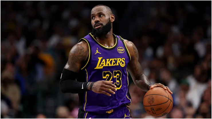 LeBron James of the Los Angeles Lakers