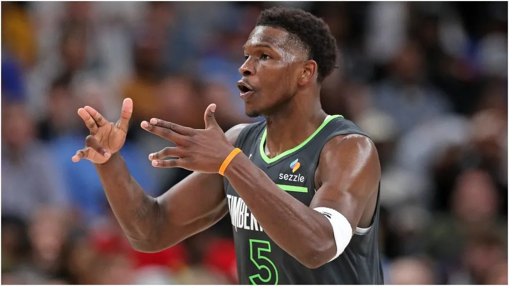 Anthony Edwards of the Minnesota Timberwolves – Justin Ford/Getty Images