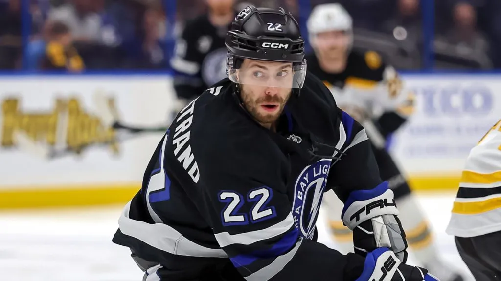 Oliver Bjorkstrand of the Tampa Bay Lightning