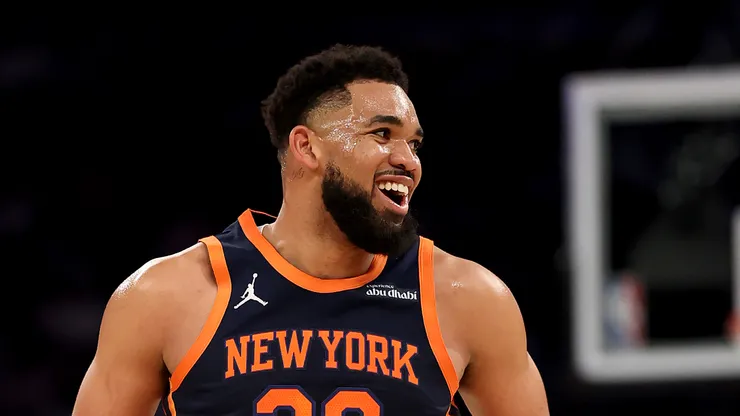 Karl-Anthony Towns #32 of the New York Knicks.