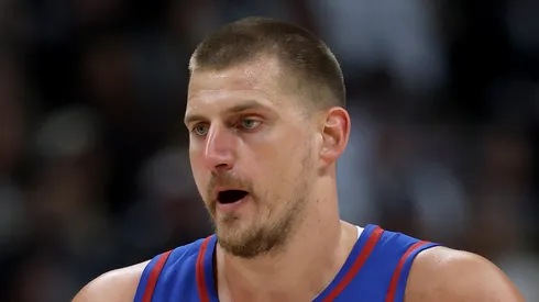 Nikola Jokic #15 of the Denver Nuggets