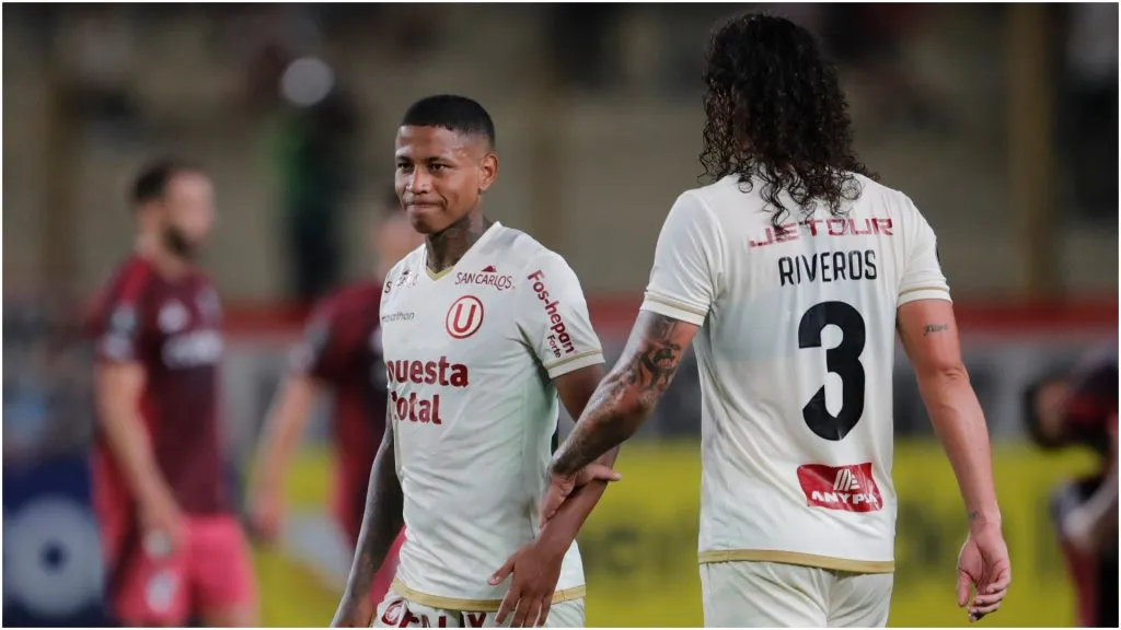 Andy Polo and Williams Riveros of Universitario – Daniel Apuy/Getty Images
