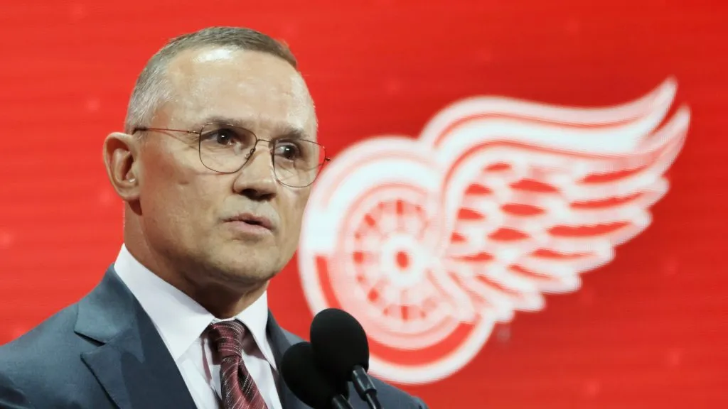 Steve Yzerman of the Detroit Red Wings attends the 2022 NHL Draft at the Bell Centre on July 07, 2022 in Montreal, Quebec, Canada.