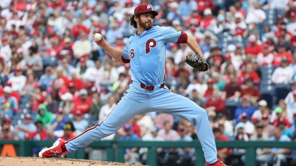 Jordan Romano #68 of the Philadelphia Phillies throws a pitch in the eighth inning during a game against the Colorado Rockies at Citizens Bank Park on April 3, 2025. (Source: Hunter Martin/Getty Images)