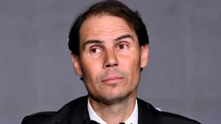 Rafa Nadal speaks at the Winners Press Conference during the Laureus World Sports Awards Madrid 2025.