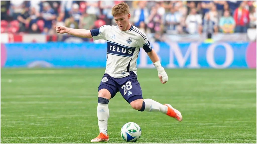 Tate Johnson of Vancouver Whitecaps – Derek Cain/Getty Images