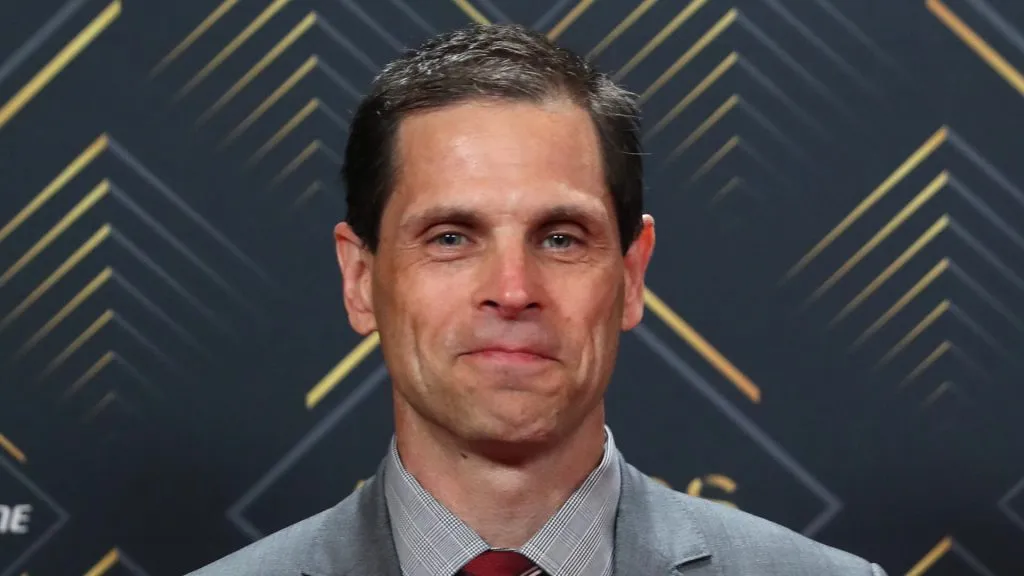 General Manager Don Sweeney of the Boston Bruins arrives at the 2019 NHL Awards at the Mandalay Bay Events Center on June 19, 2019 in Las Vegas, Nevada.