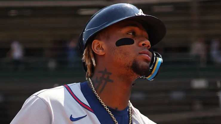 Ronald Acuña Jr. of the Atlanta Braves.