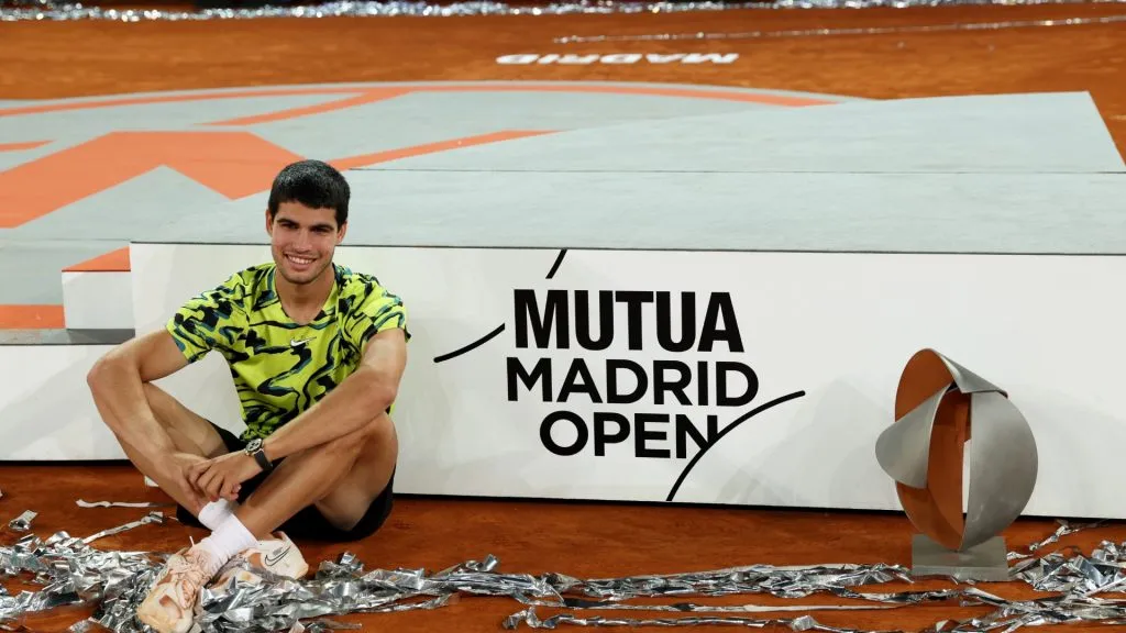 Alcaraz is a two-time Madrid Open winner.