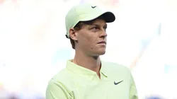 Jannik Sinner of Italy is seen prior to the Men's Singles Second Round match against Tristan Schoolkate of Australia during the 2025 Australian Open.