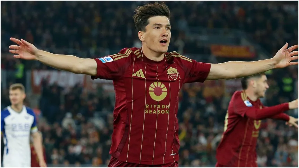 Eldor Shomurodov of AS Roma – Paolo Bruno/Getty Images