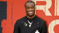Quarterback Jalen Milroe of Alabama arrives prior to the 2025 NFL Draft at Lambeau Field on April 24, 2025 in Green Bay, Wisconsin.