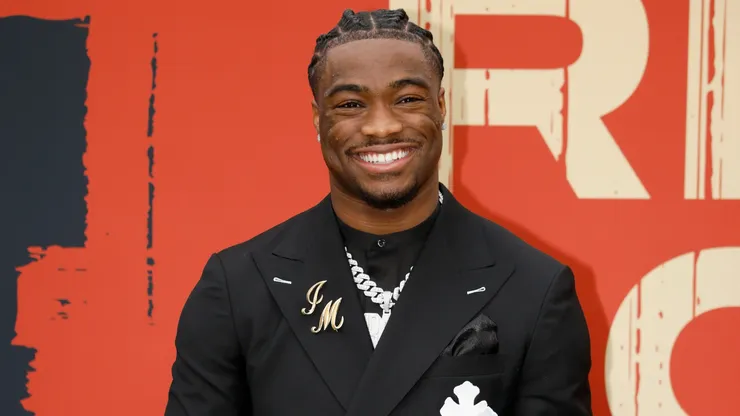 Quarterback Jalen Milroe of Alabama arrives prior to the 2025 NFL Draft at Lambeau Field on April 24, 2025 in Green Bay, Wisconsin.