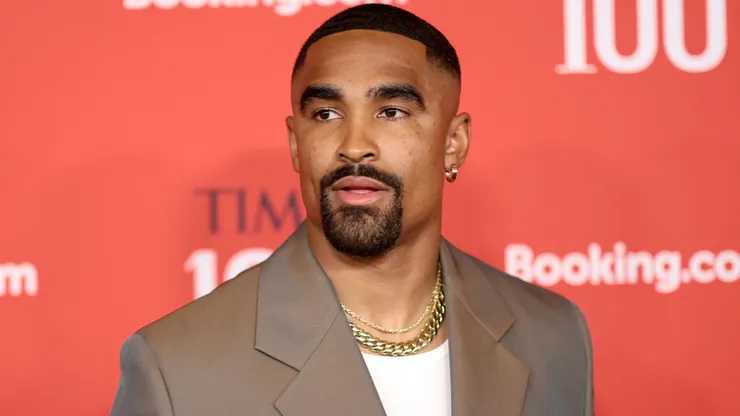 Jalen Hurts attends the 2025 TIME100 Gala at Jazz at Lincoln Center on April 24, 2025 in New York City.