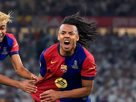 Video: Jules Kounde scores stunning goal to secure Barcelona's dramatic victory over Real Madrid in 2025 Copa del Rey final