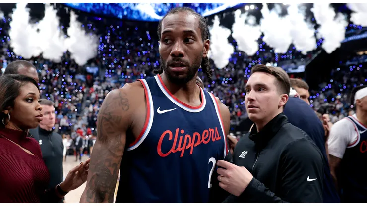Kawhi Leonard #2 of the Los Angeles Clippers.