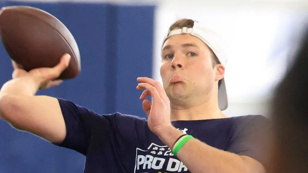 Riley Leonard, the new QB of the Colts