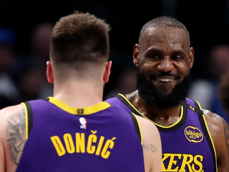 LeBron James and Luka Doncic match NBA playoff feat achieved by Shaq, Kobe Bryant with Lakers