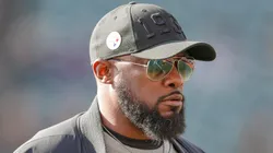 Head coach Mike Tomlin of the Pittsburgh Steelers is seen before the game against the Cincinnati Bengals at Paul Brown Stadium on November 24, 2019 in Cincinnati, Ohio.