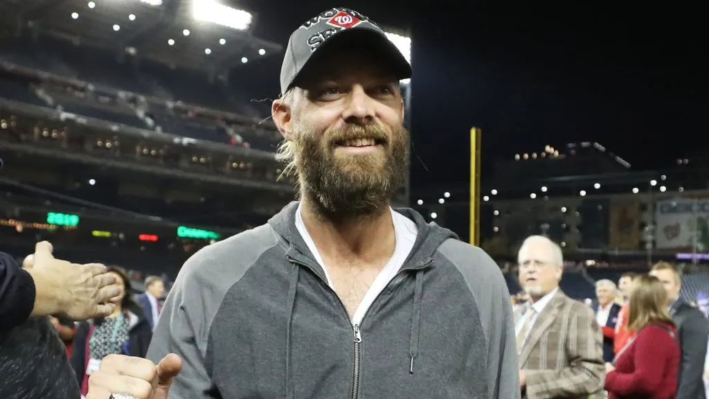 Jayson Werth smiling