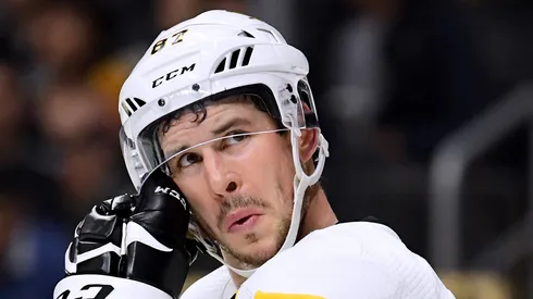 Sidney Crosby at Staples Center in Los Angeles, California.