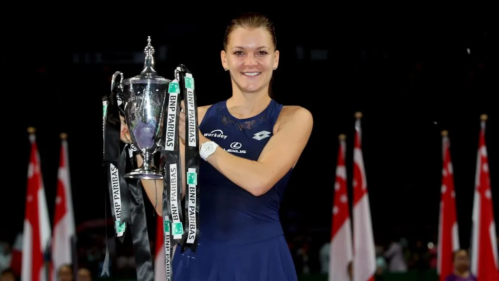 Radwanska won the 2015 WTA Finals (Matthew Stockman/Getty Images for WTA)