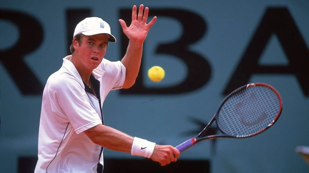 Magnus Norman in action (Clive Brunskill /Allsport)
