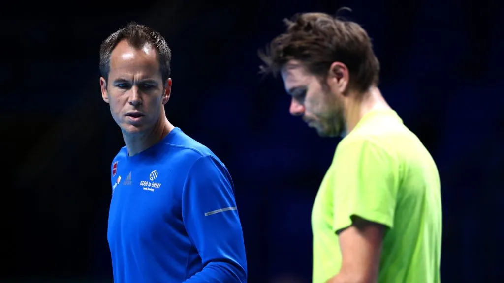Norman and Stan Wawrinka in 2017 (Clive Brunskill/Getty Images)
