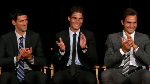 Roger Federer, Rafael Nadal and Novak Djokovic