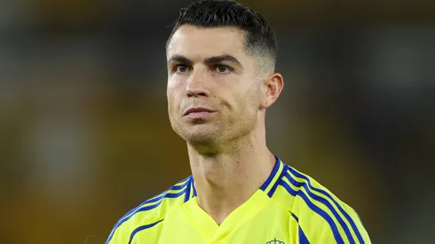Cristiano Ronaldo of Al Nassr during a Saudi Pro League game.