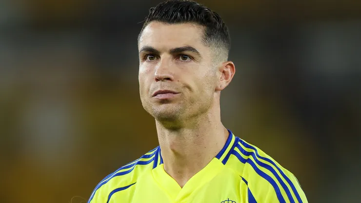 Cristiano Ronaldo of Al Nassr during a Saudi Pro League game.