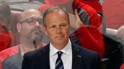 Jon Cooper at the Amerant Bank Arena in Sunrise, Florida.