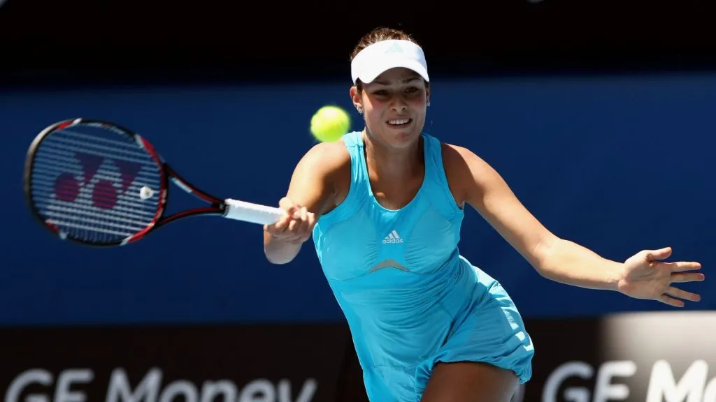 Ivanovic playing during the 2008 Australian Open ( Quinn Rooney/Getty Images)