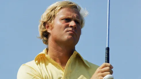 Jack Nicklaus of the USA in action during the British Open at Muirfield in Scotland in July 1972.