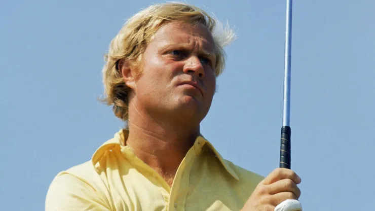 Jack Nicklaus of the USA in action during the British Open at Muirfield in Scotland in July 1972.