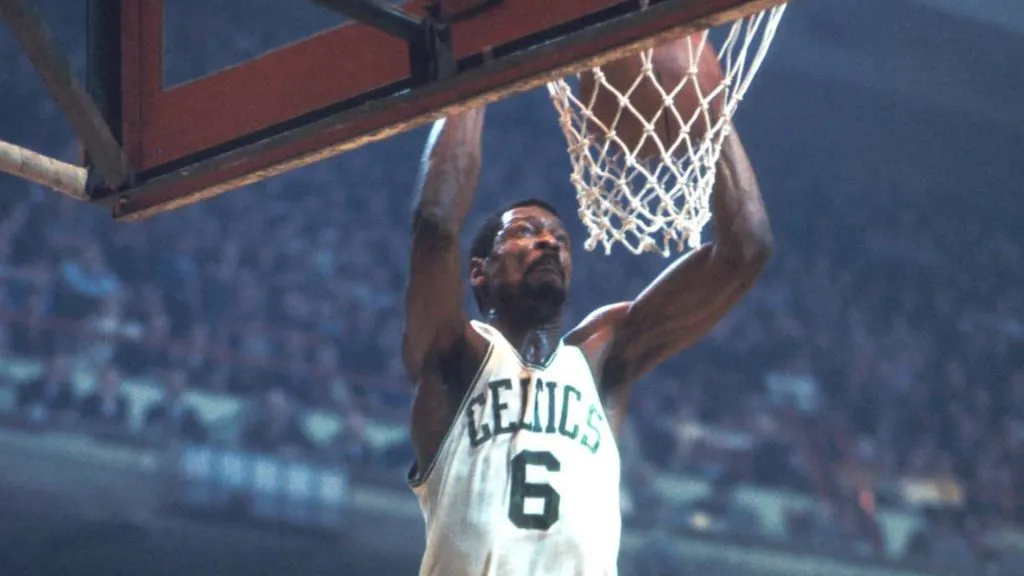 Bill Russell of the Boston Celtics in 1969. (Source: @Hoophall)
