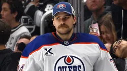Stuart Skinner #74 of the Edmonton Oilers