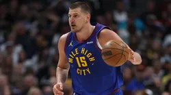 Nikola Jokic #15 of the Denver Nuggets plays the Los Angeles Clippers in the second quarter during Game One of the First Round of the NBA Playoffs at Ball Arena on April 19, 2025 in Denver, Colorado.