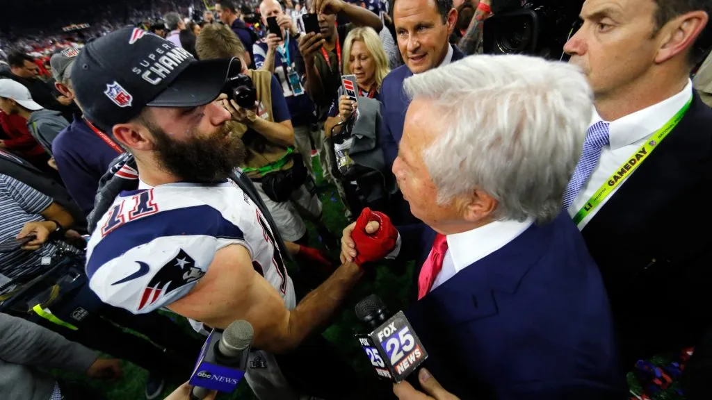 Robert Kraft Julian Edelman