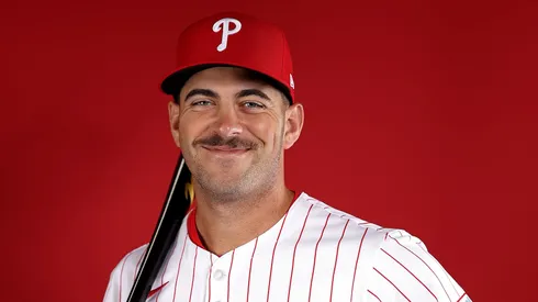 Otto Kemp #82 of the Philadelphia Phillies poses for a portrait during the Philadelphia Phillies Photo Day at BayCare Ballpark on February 20, 2025 in Clearwater, Florida.