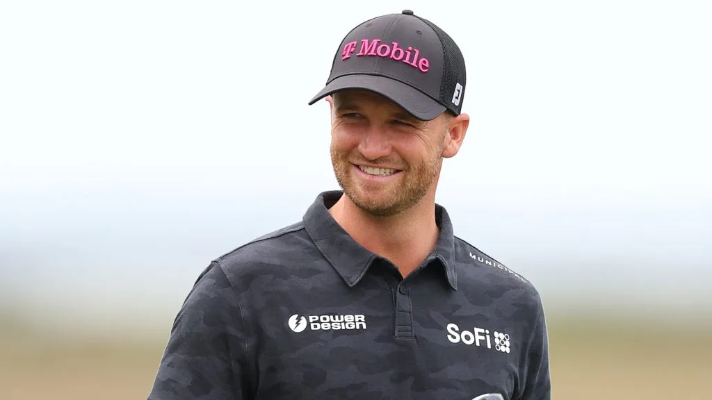 Wyndham Clark of the United States in action during the pro-am prior to the RBC Heritage at Harbour Town Golf Links on April 17, 2024. (Source: Andrew Redington/Getty Images)