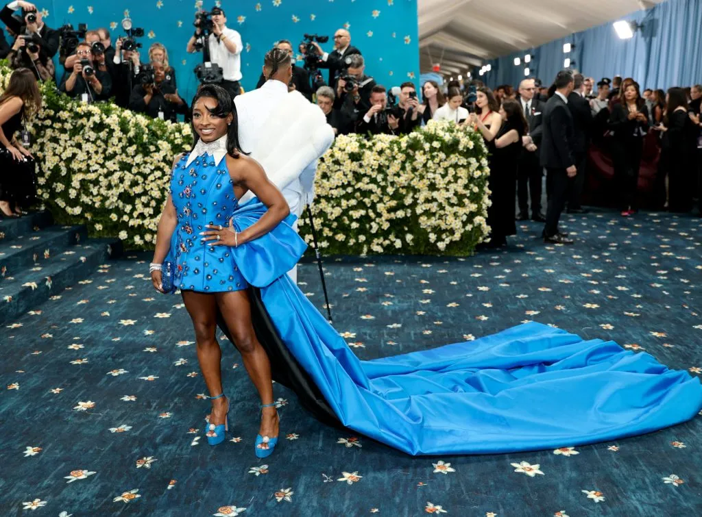 Simone Biles attends the 2025 Met Gala (Getty Images)