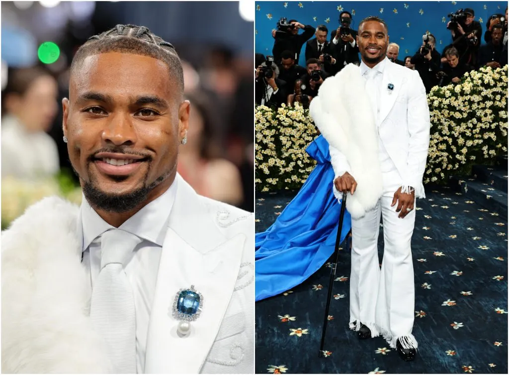 Jonathan Owens attends the 2025 Met Gala (Getty Images)
