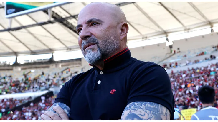 Jorge Sampaoli coach of Flamengo prior the match between Flamengo and America MG as part of Brasileirao 2023 at Maracana Stadium on July 22, 2023 in Rio de Janeiro, Brazil.