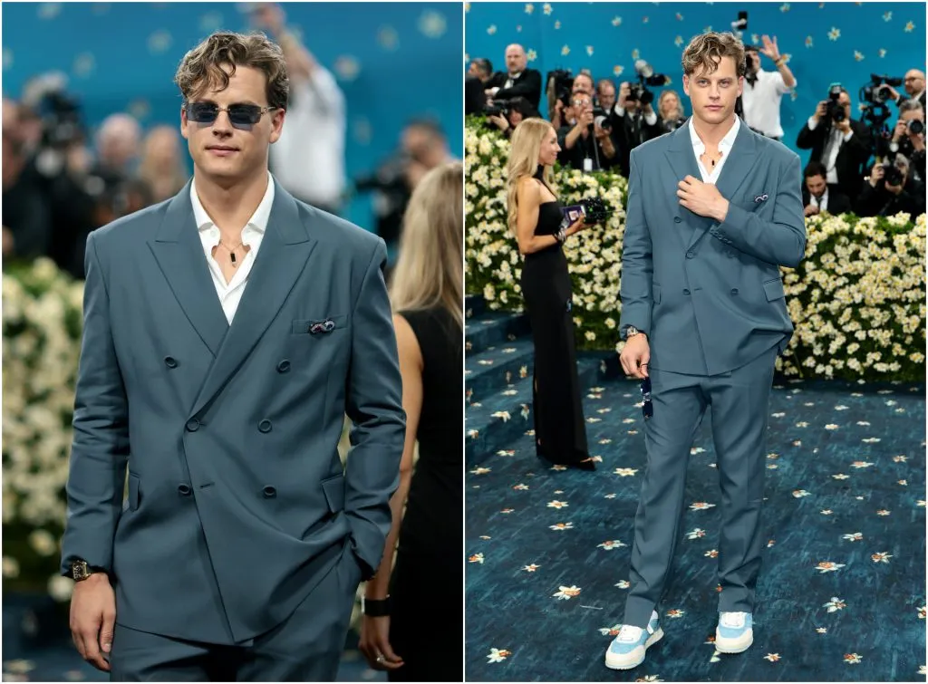 Joe Burrow at the 2025 Met Gala red carpet (Getty Images)