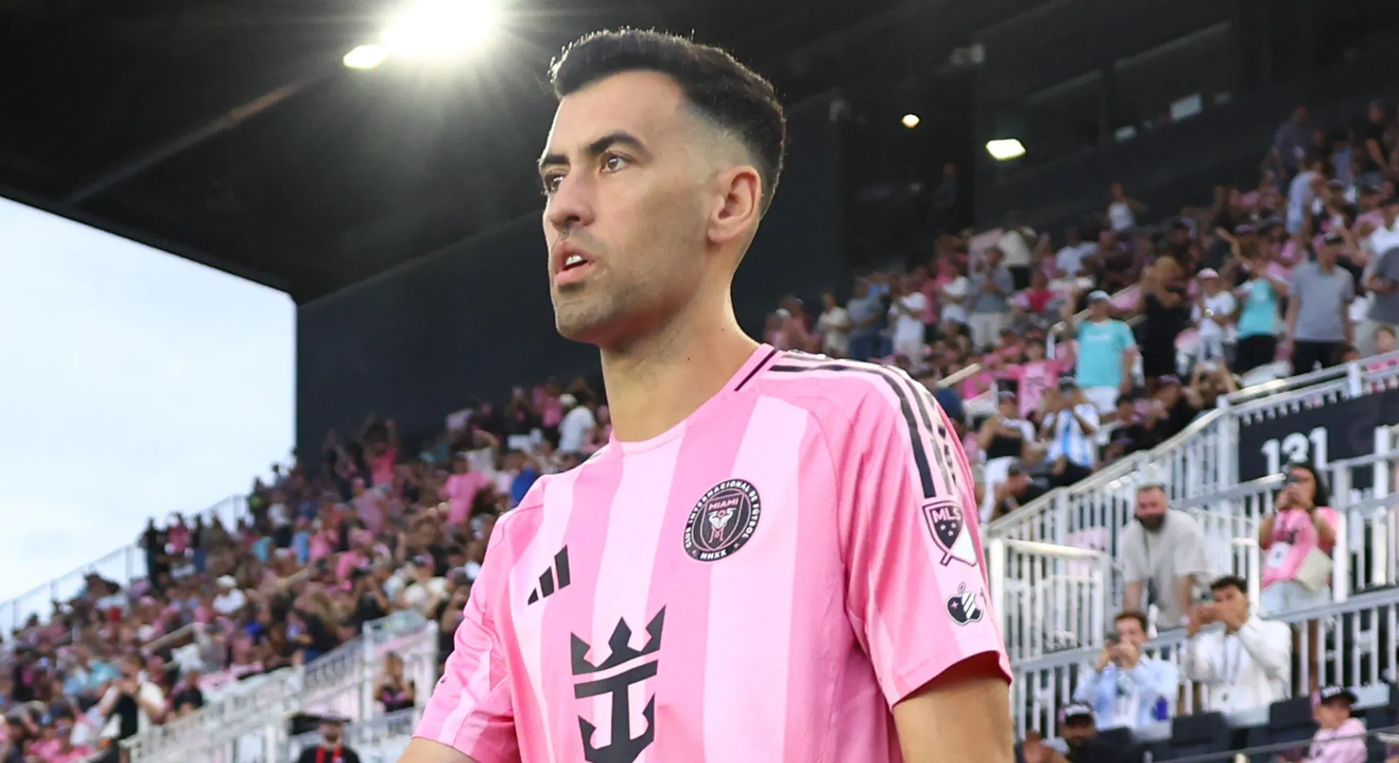 Sergio Busquets playing for Inter Miami