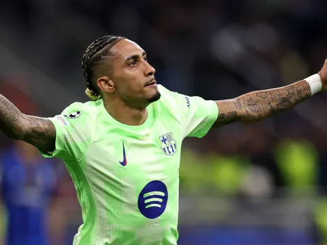 Raphinha equals Cristiano Ronaldo’s Champions League all-time record in Barcelona’s defeat to Inter