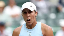 Madison Keys celebrates