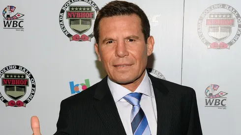 Julio Cesar Chavez Mexican and world boxing legend.